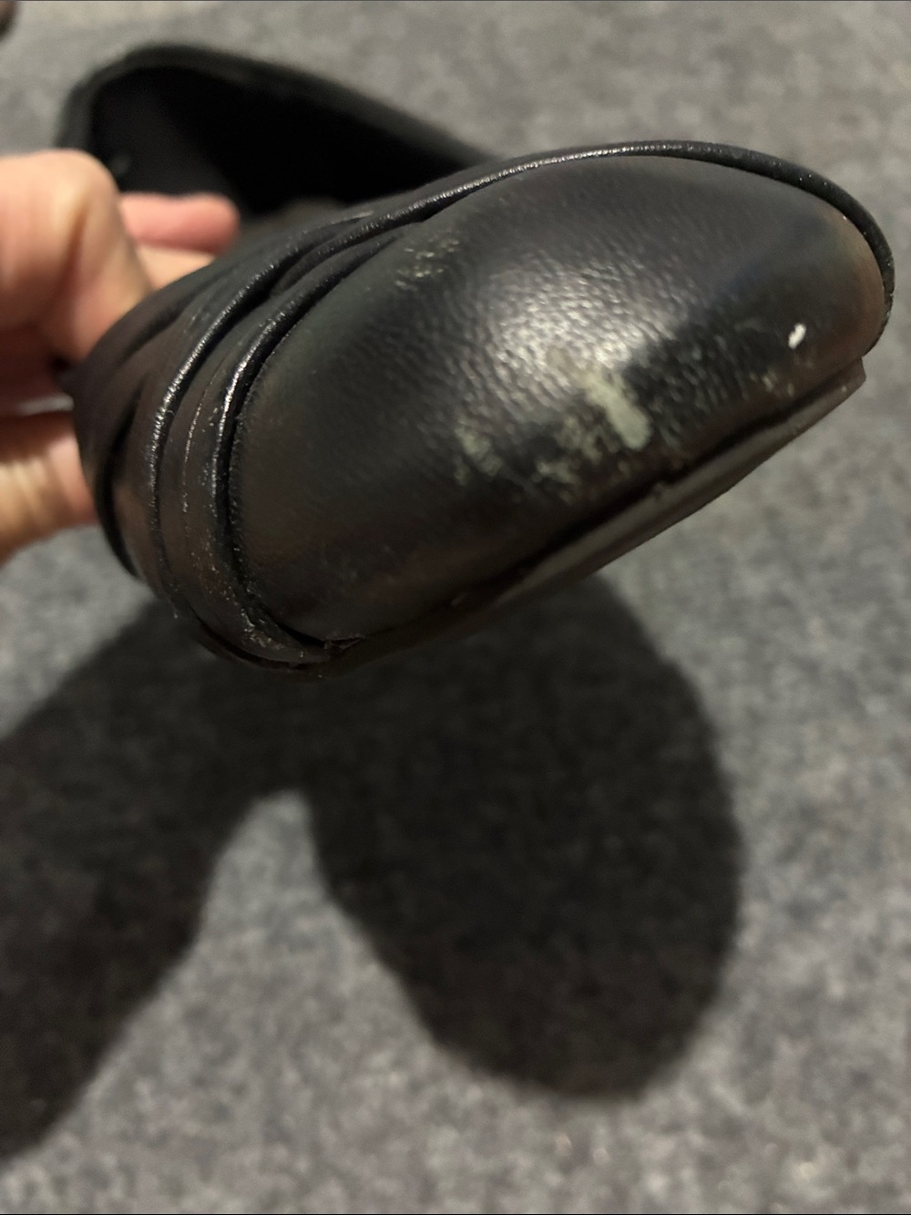 π Andrew Geller Black Crossband Slip-On Shoes - Picture 3 of 4